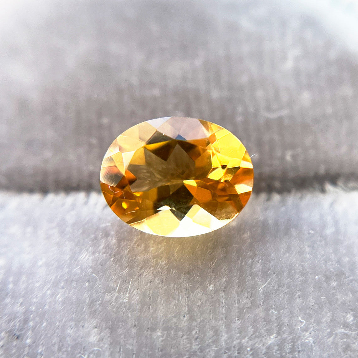 Bright Oval Cut Citrine