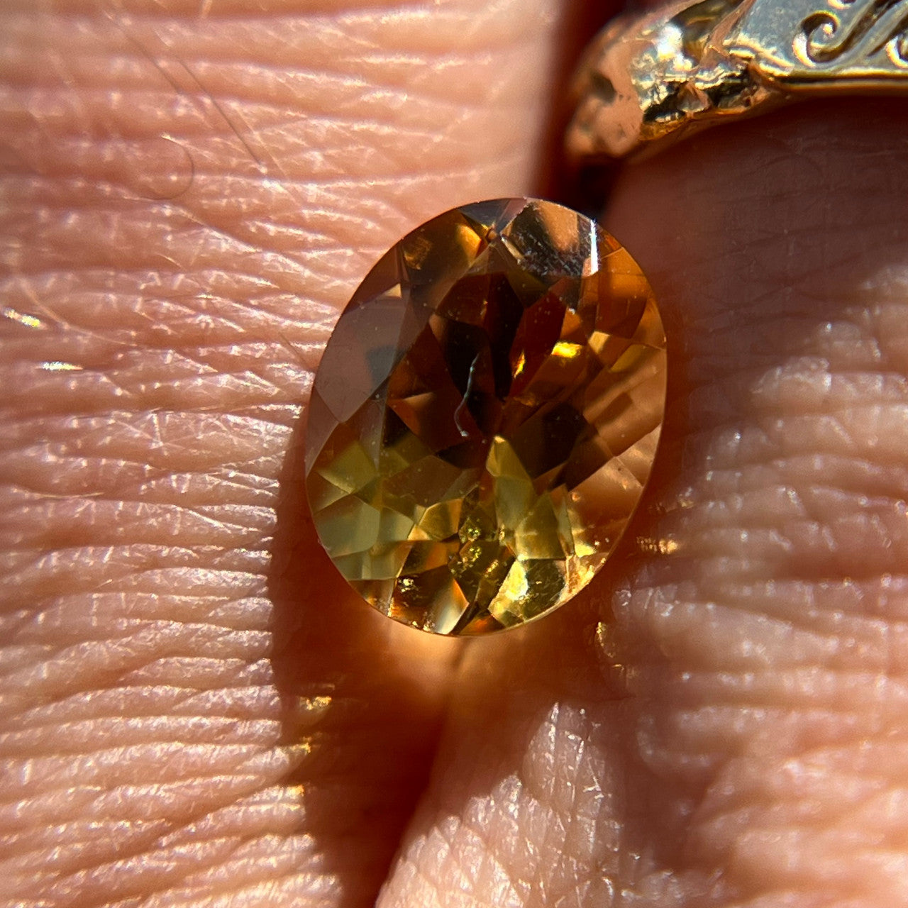 Bright Oval Cut Citrine