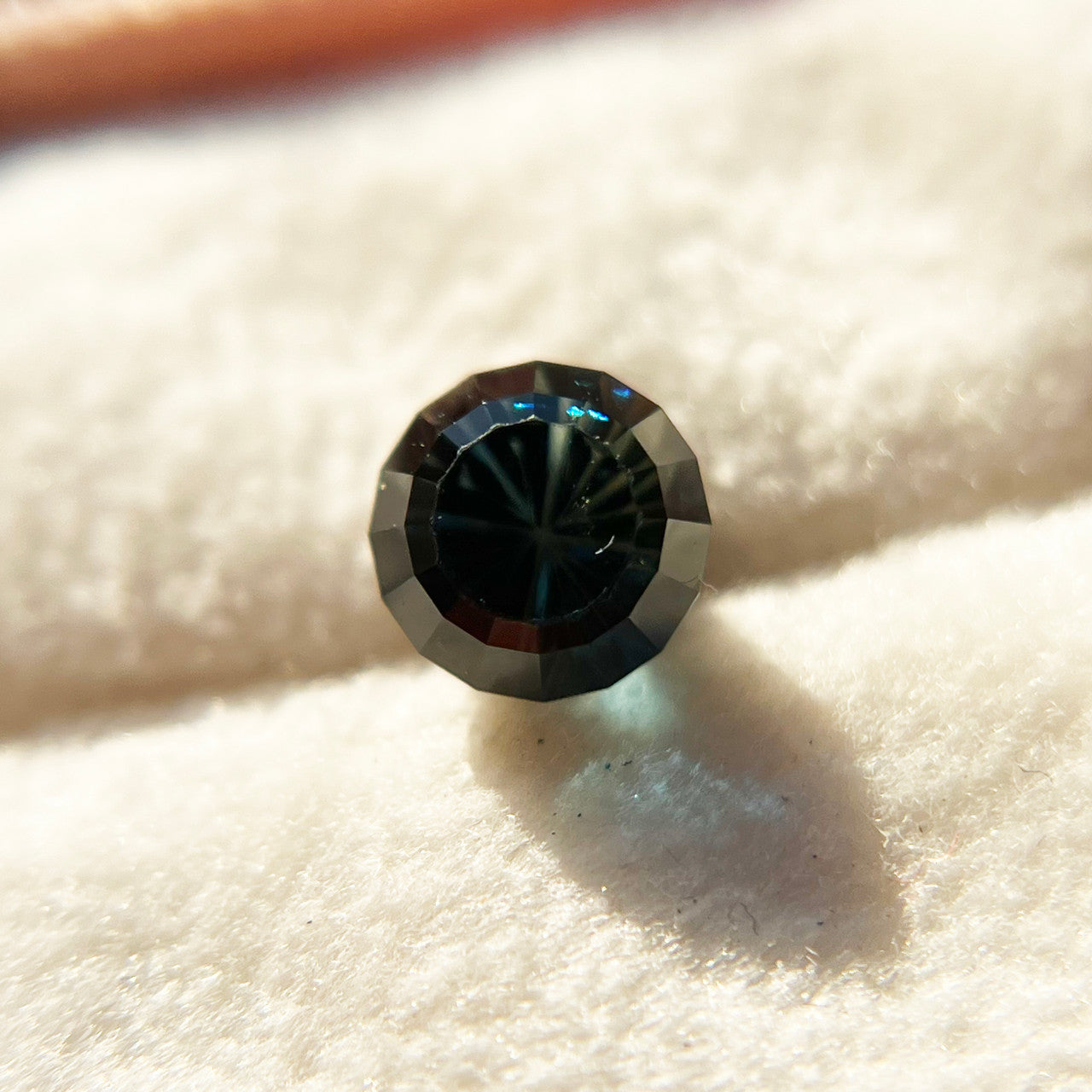 Australian Parti Color Dark Teal Sapphire StarBrite™ Cut by John Dyer