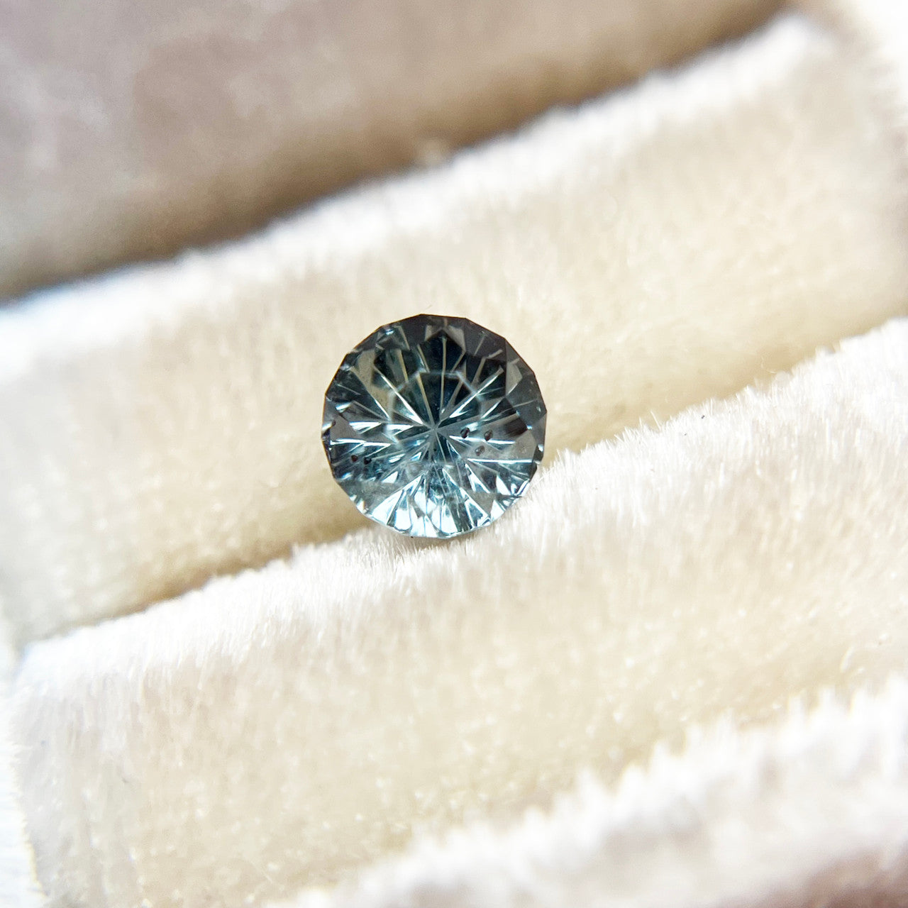 Parti Color Teal Sapphire StarBrite™ Cut by John Dyer