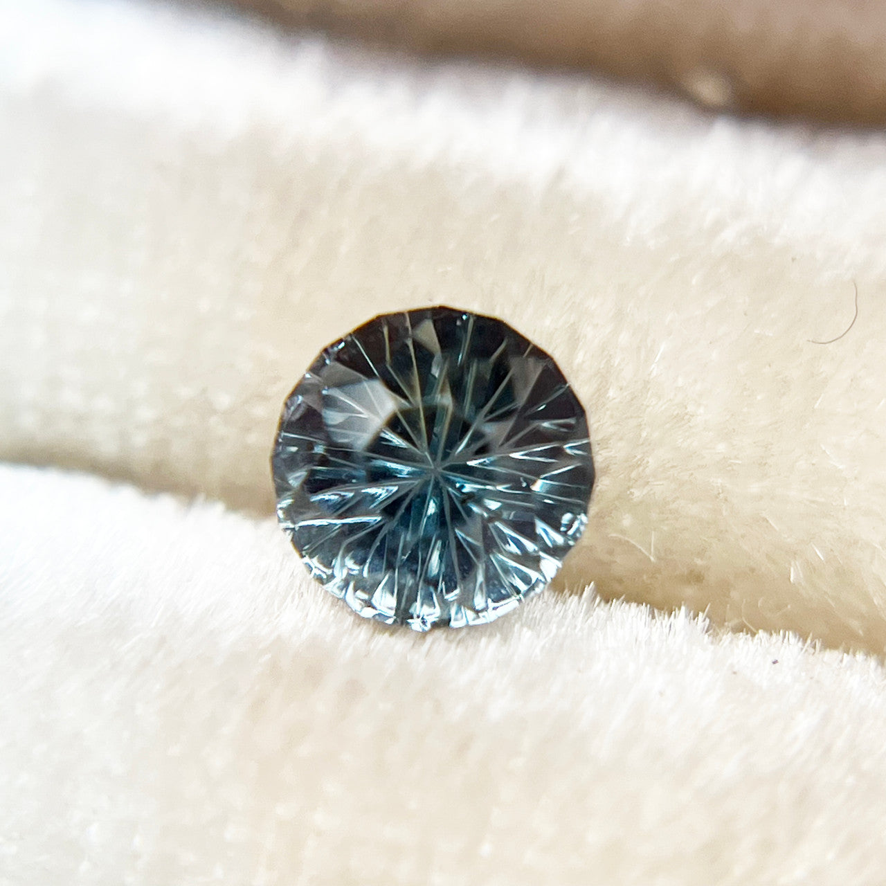 Parti Color Teal Sapphire StarBrite™ Cut by John Dyer