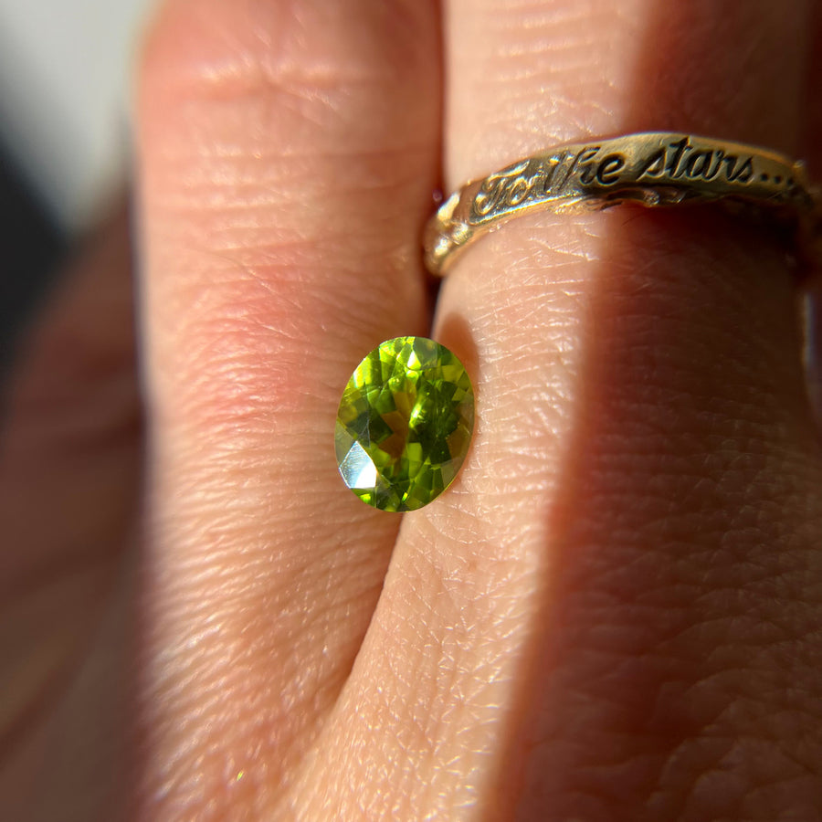 Bright Oval Arizona Peridot