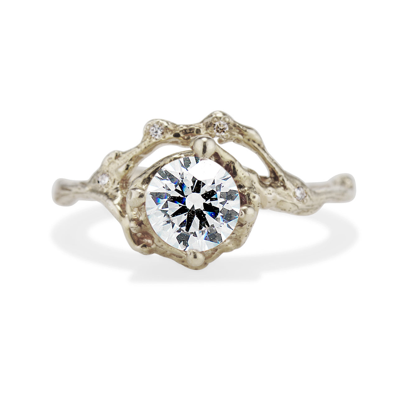 Naples Diamond Half Halo Ring