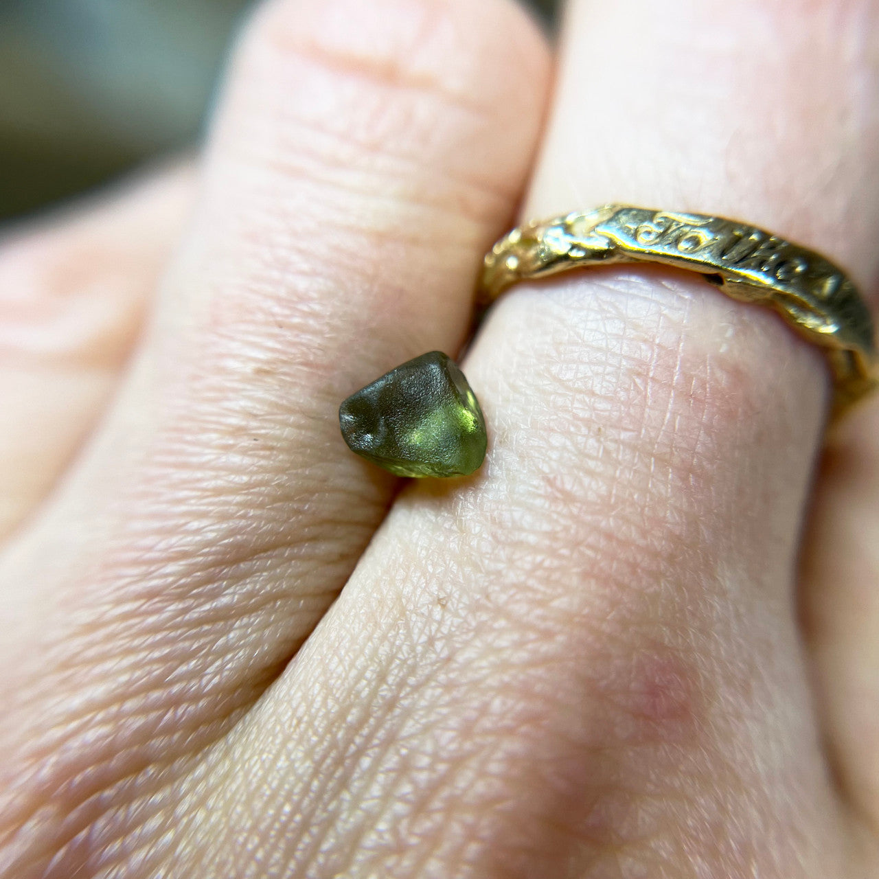 Rough Green Australian Sapphire