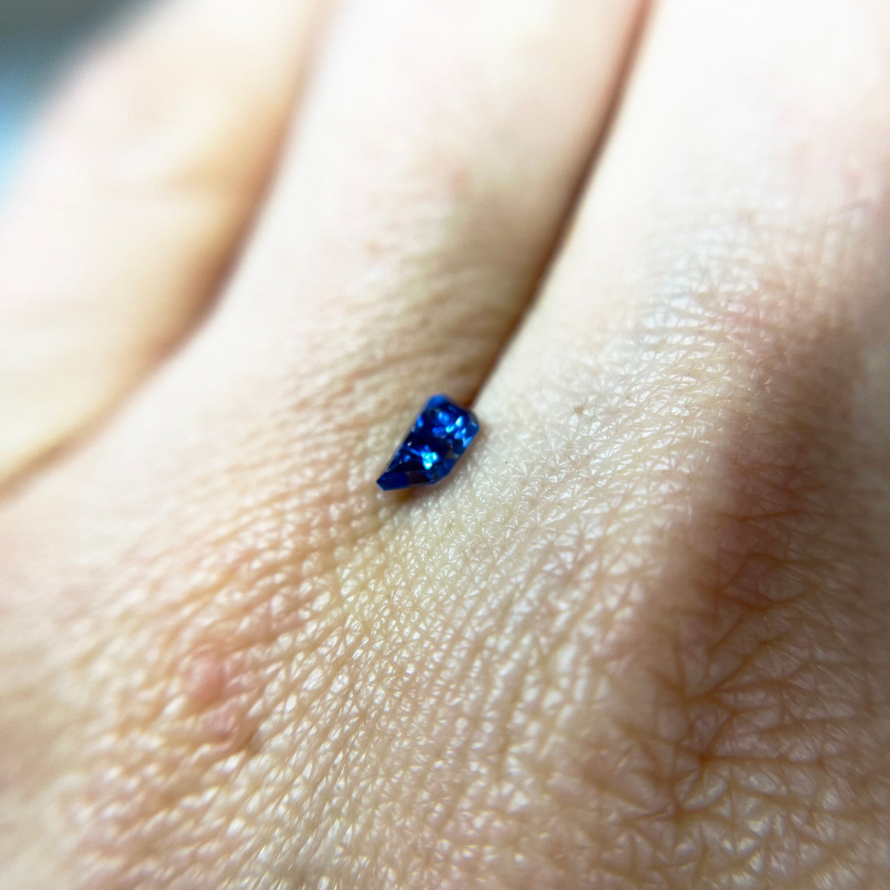 Blue Sapphire Freeform Dreamscape™ Cut by John Dyer