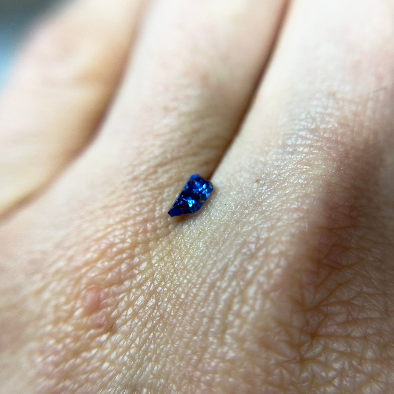 Blue Sapphire Freeform Dreamscape™ Cut by John Dyer