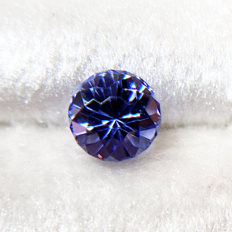 Tanzanite Round SunBurst™ Cut by John Dyer