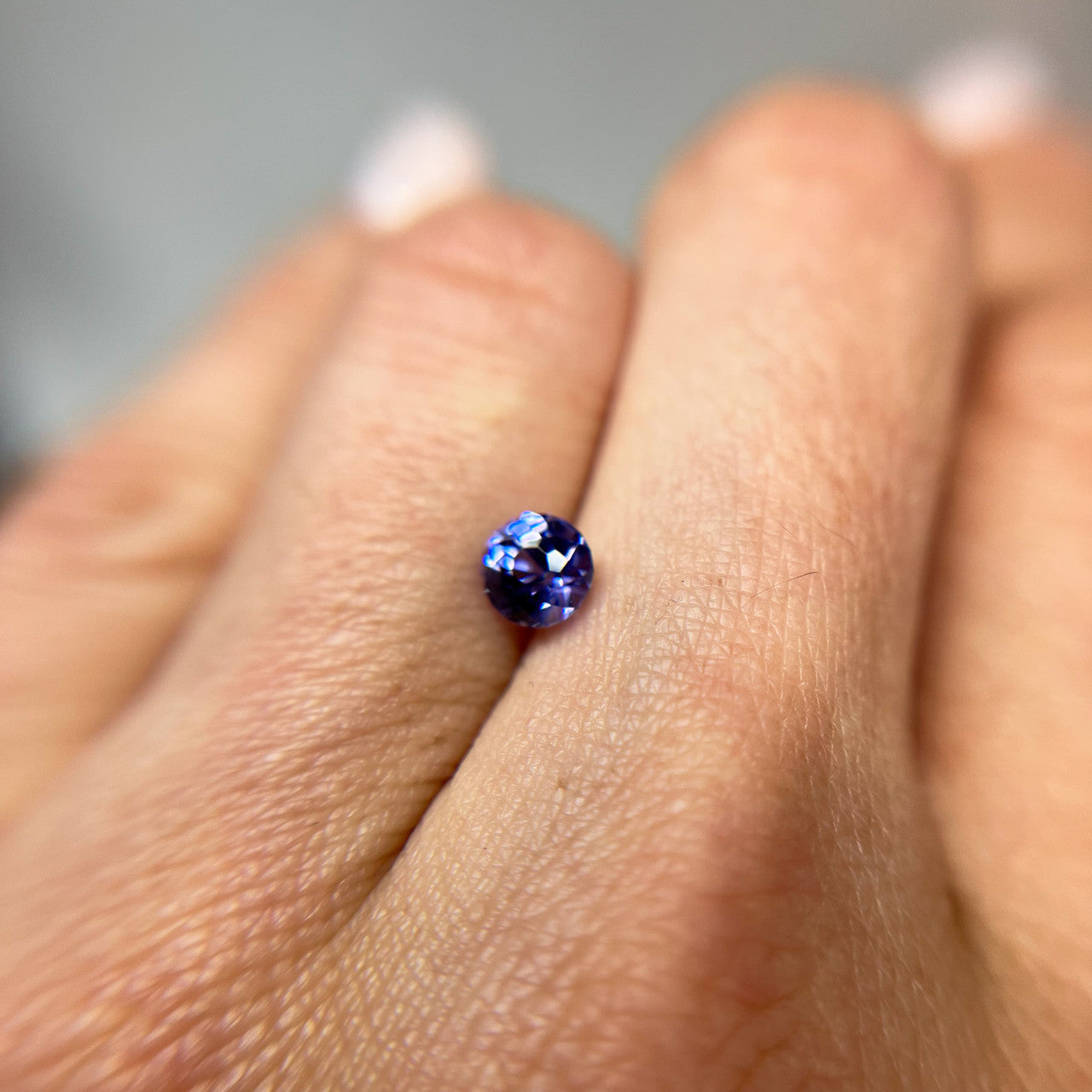 Tanzanite Round SunBurst™ Cut by John Dyer