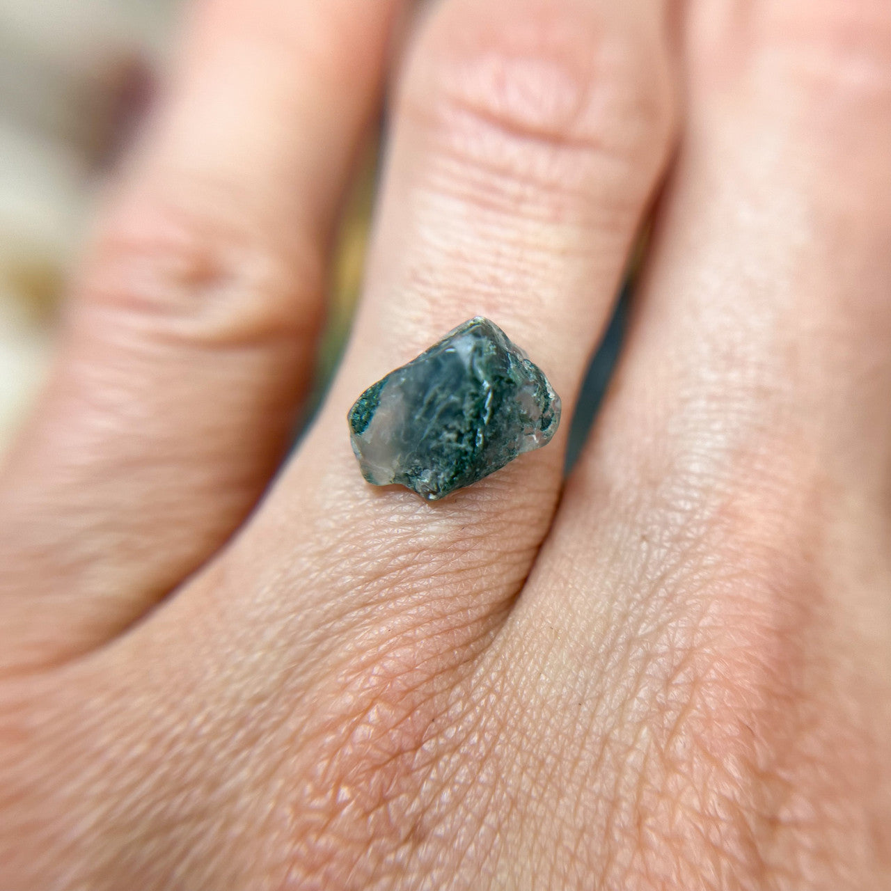 Uncut Moss Agate
