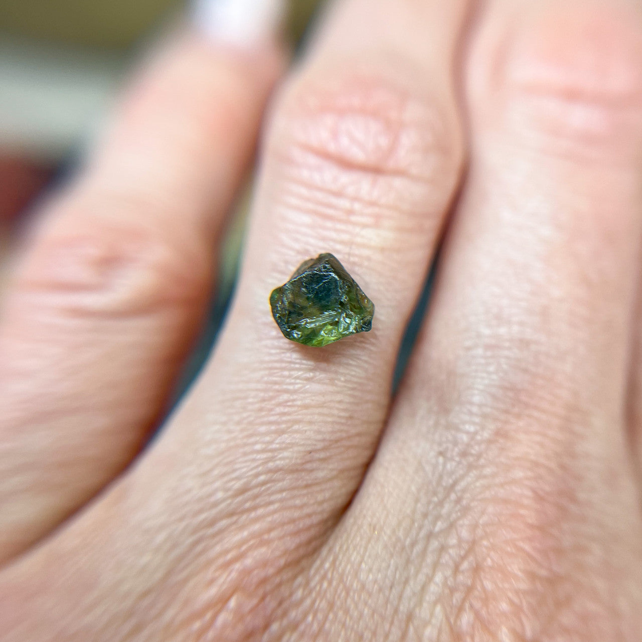 Rough Deep Green Australian Sapphire - 1163