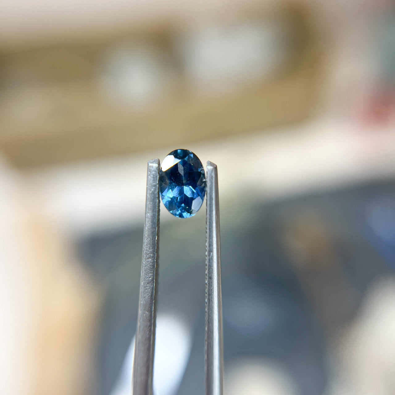 Oval Denim Blue Montana Sapphire