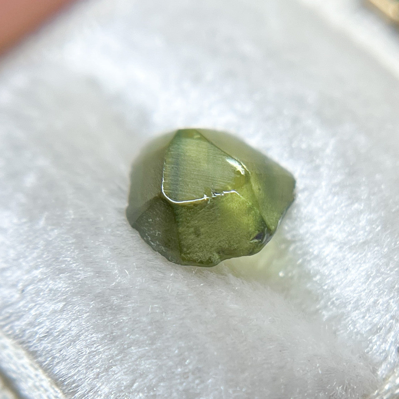 Organically Faceted Rough Australian Bright Green Sapphire