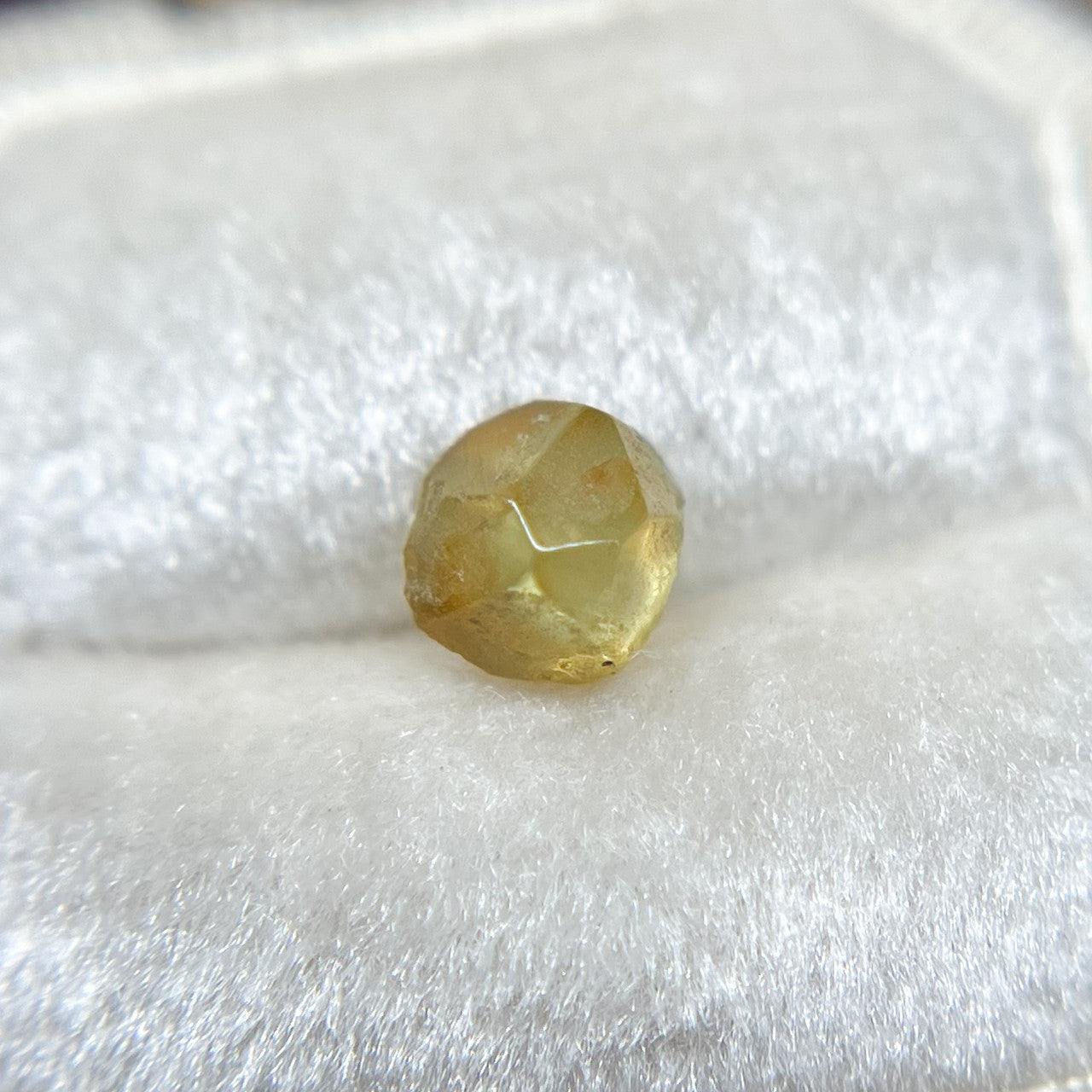 Organically Faceted Yellow Orange Rough Montana Sapphire