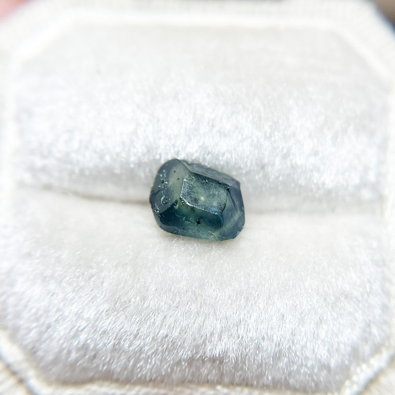 Organically Faceted Blue Montana Sapphire