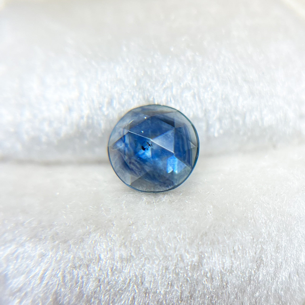 Vibrant Blue Rose Cut Montana Sapphire