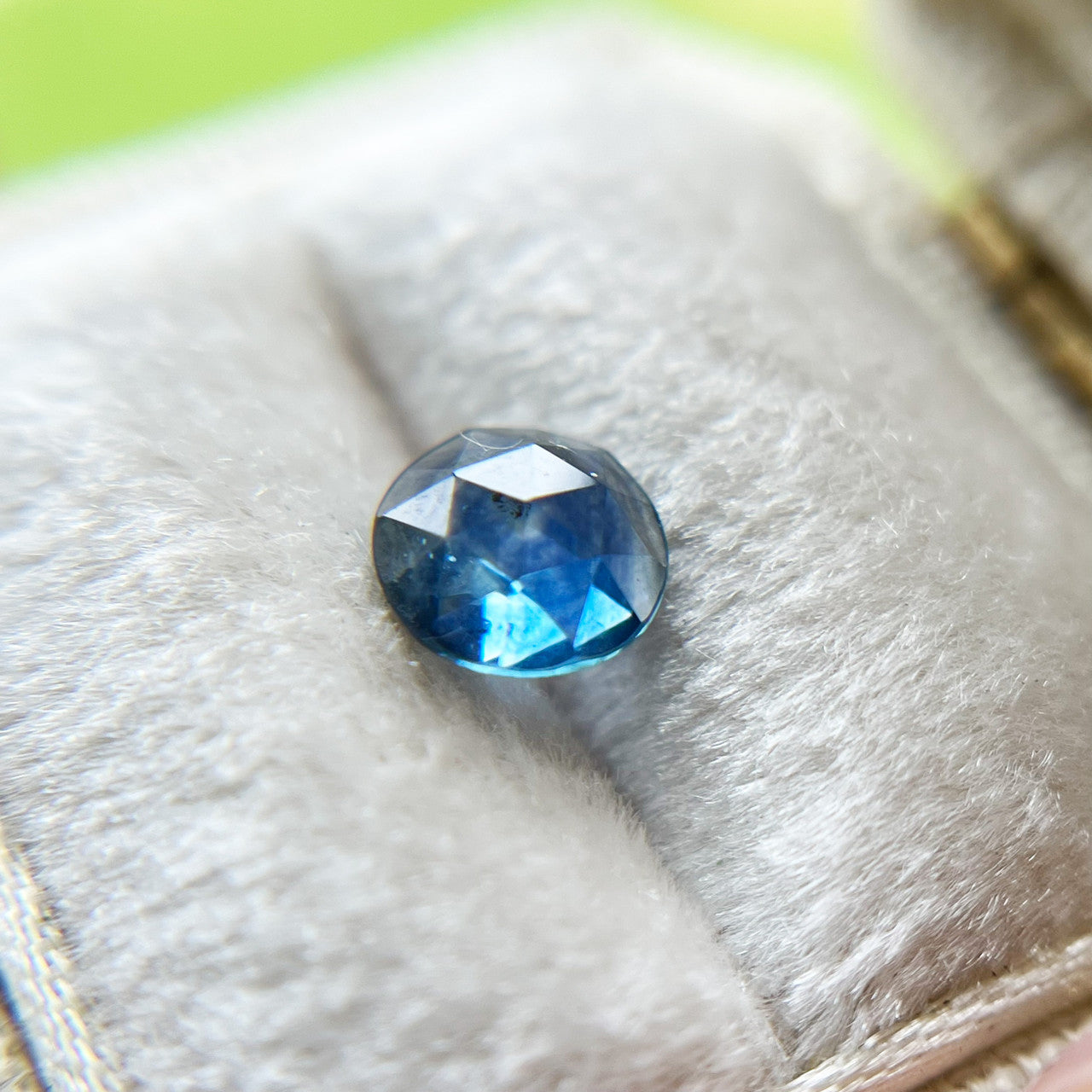 Vibrant Blue Rose Cut Montana Sapphire