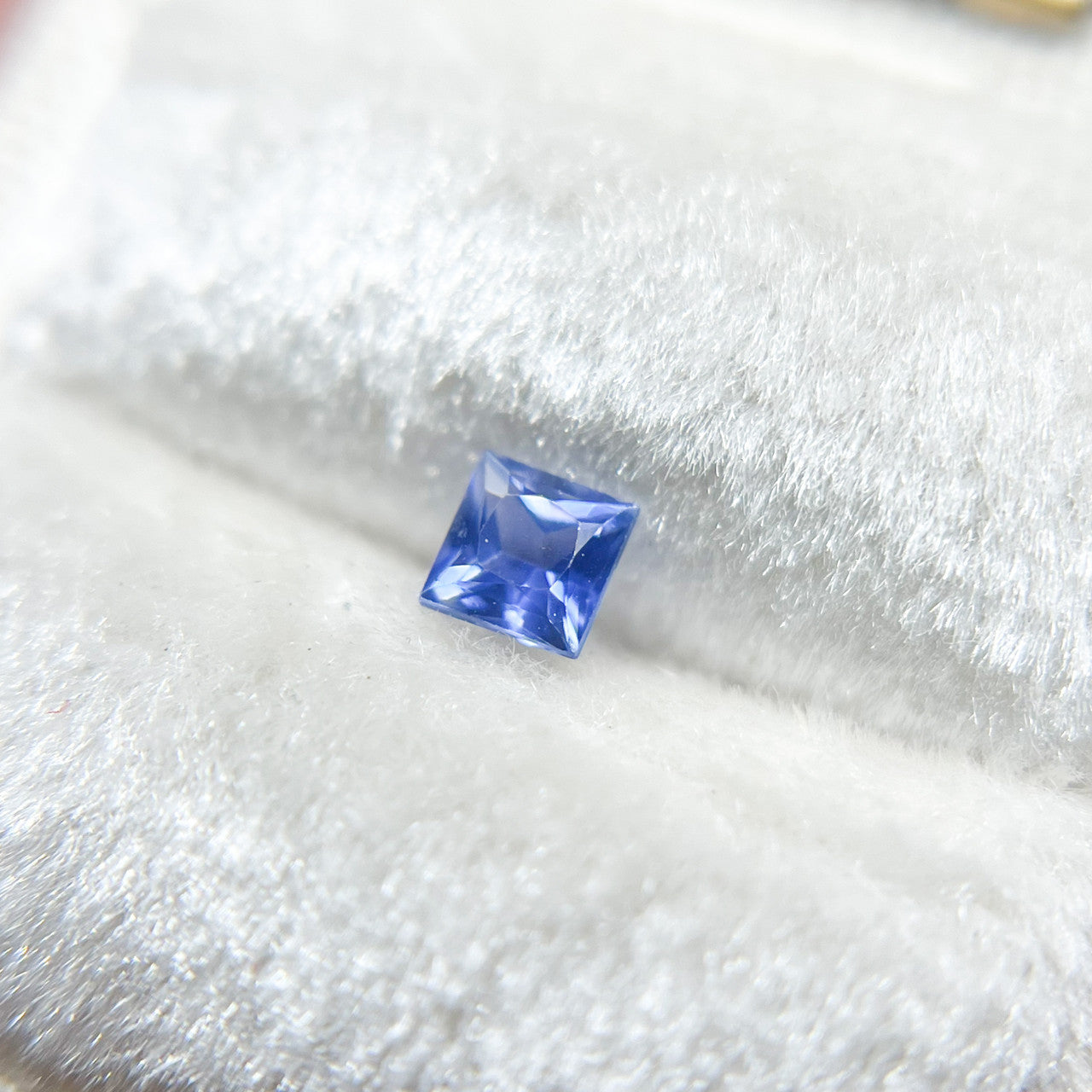 Princess Cut Blue Ceylon Sapphire - 1197