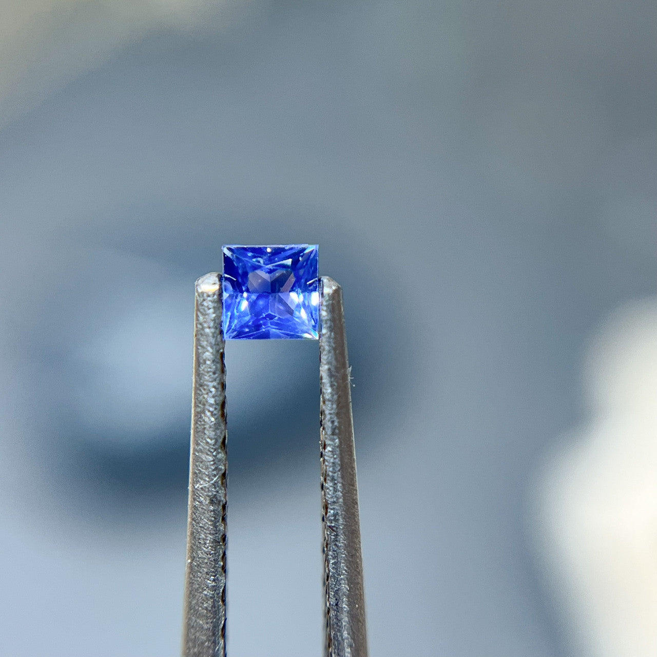 Princess Cut Blue Ceylon Sapphire - 1197