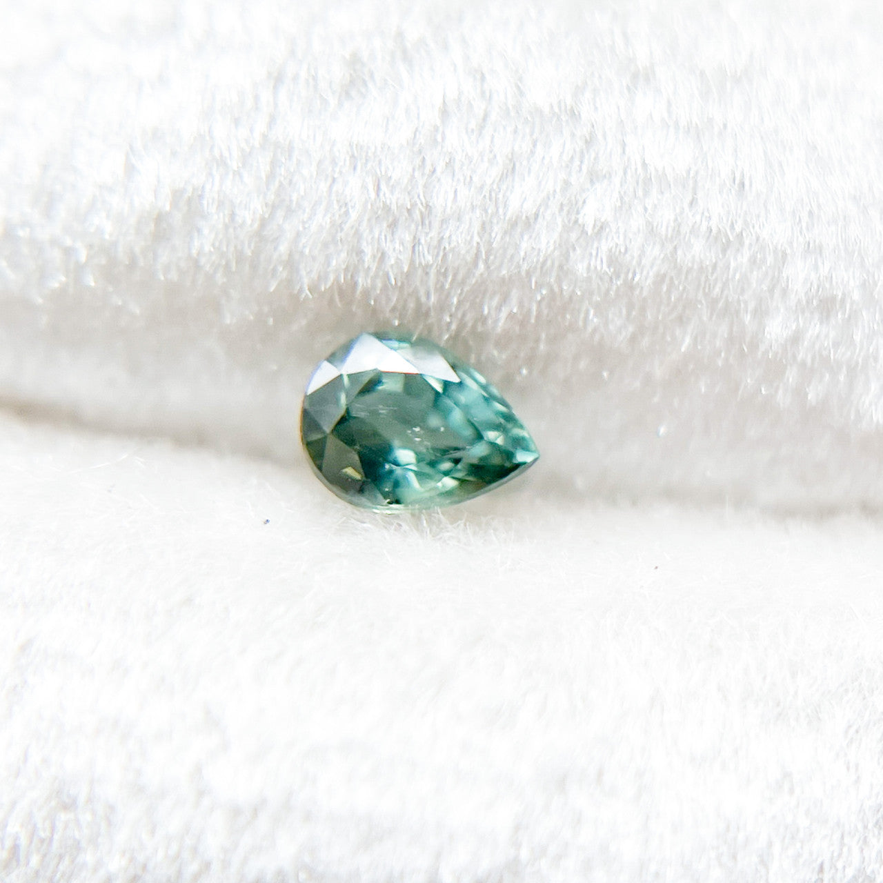 Pear Cut Montana  Sapphire