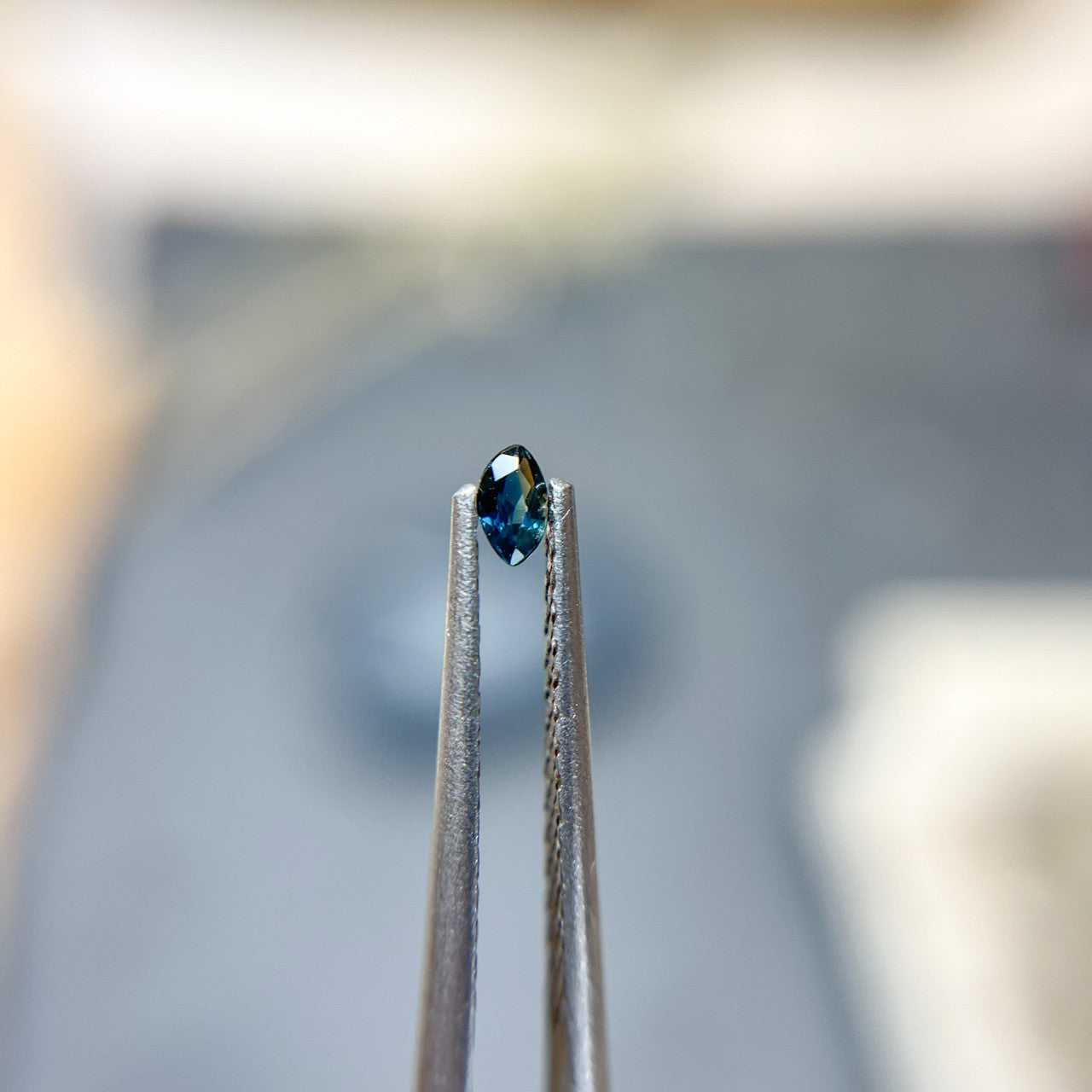 Marquise Cut Teal Sapphire  - 1213