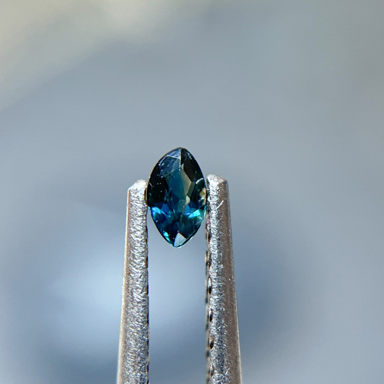 Marquise Cut Teal Sapphire  - 1213