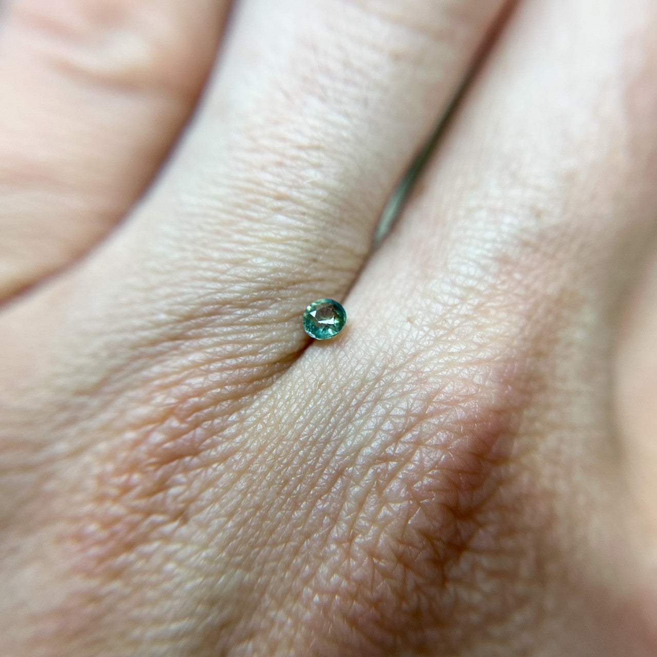 Parti Color Light Blue Green Australian Sapphire - 1218