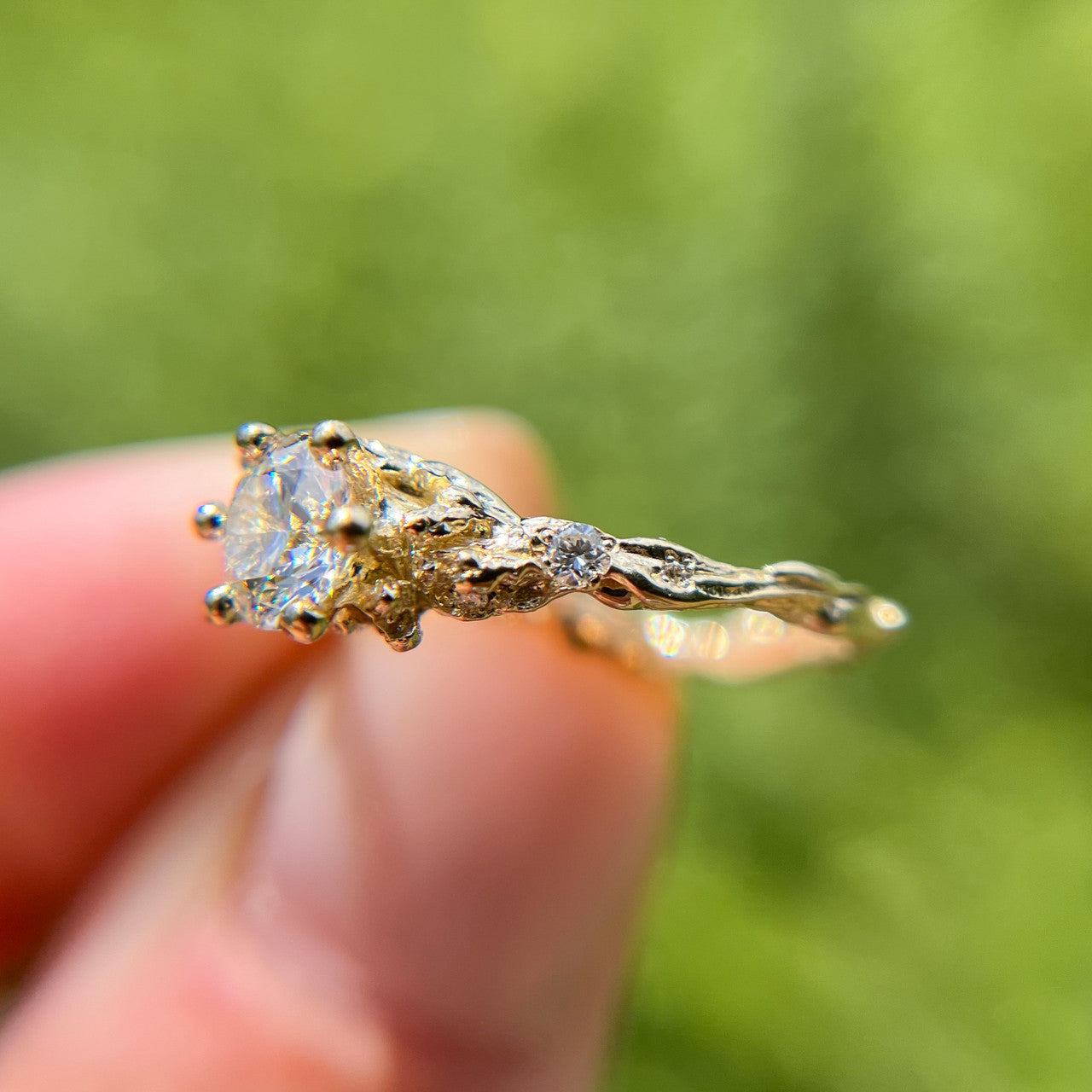 Juniper Diamond Solitaire Ring