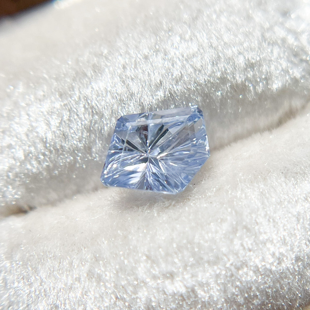 Light Blue Sapphire Starbrite™ Cut by John Dyer