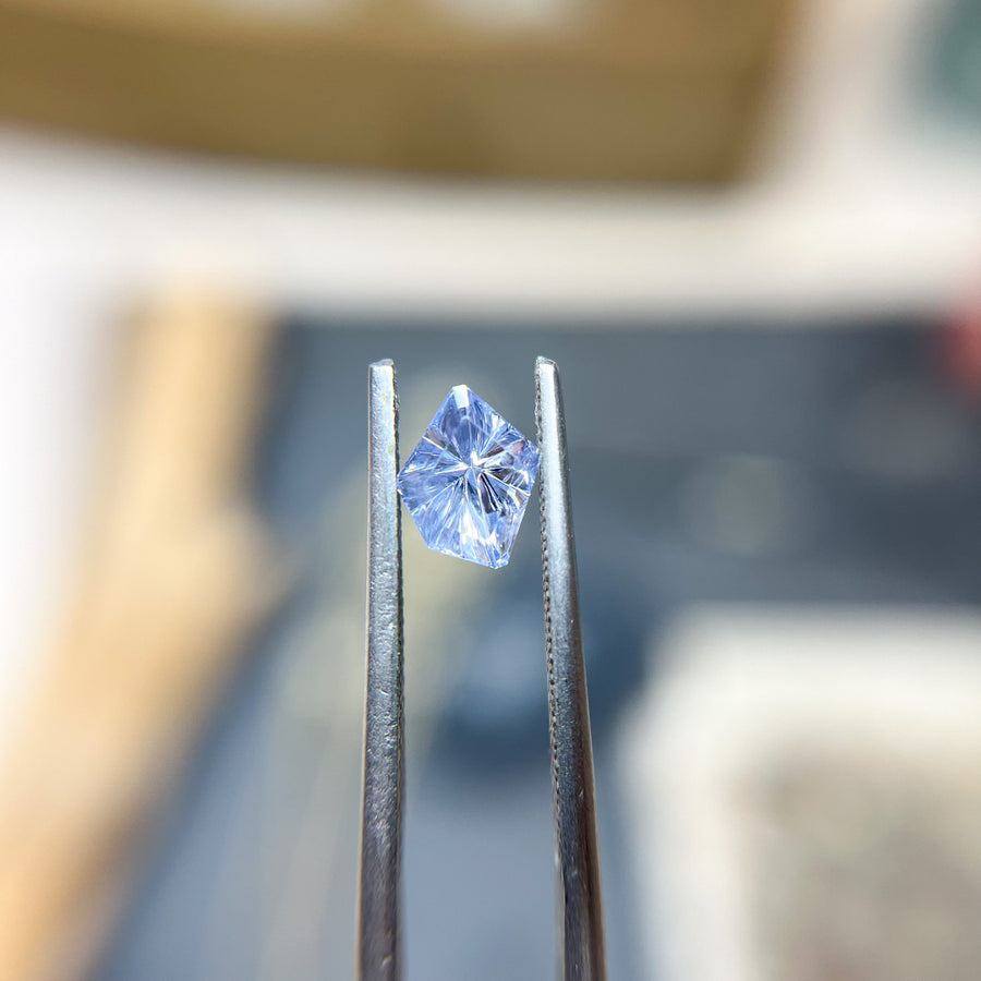 Cornflower Blue Sapphire Starbrite™ Cut by John Dyer