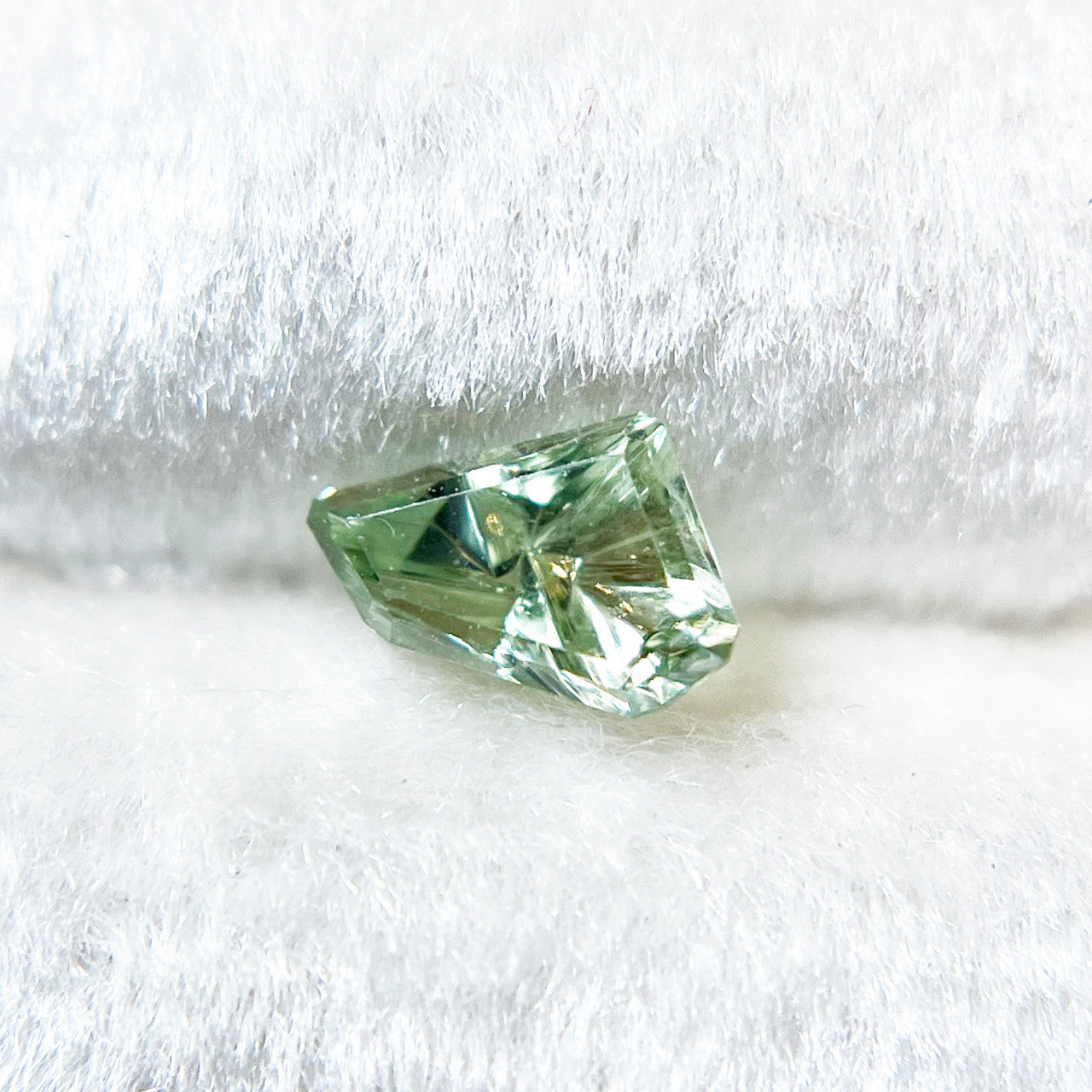 Sea Green Montana Sapphire Freeform Dreamscape™ Cut by John Dyer