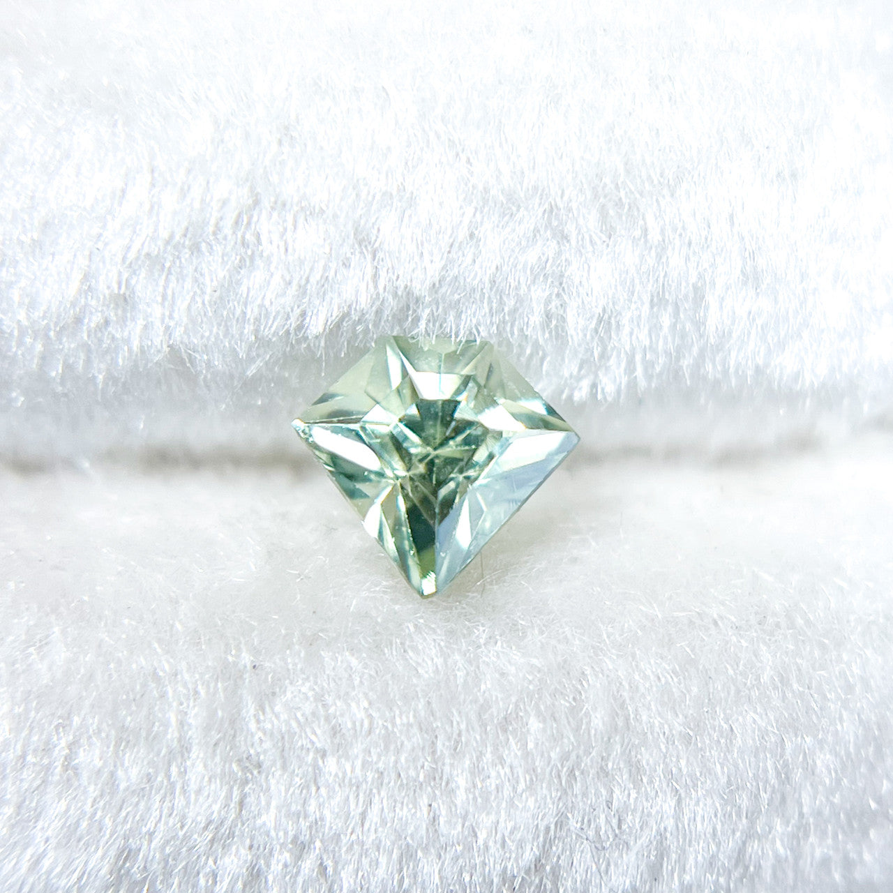 Kite Shaped Australian Green Sapphire