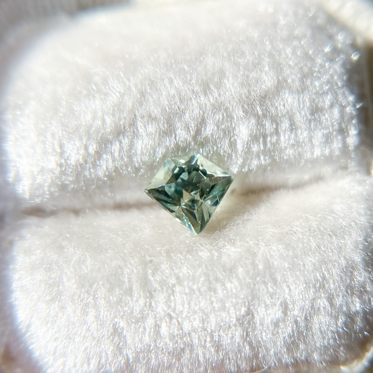Kite Shaped Australian Green Sapphire