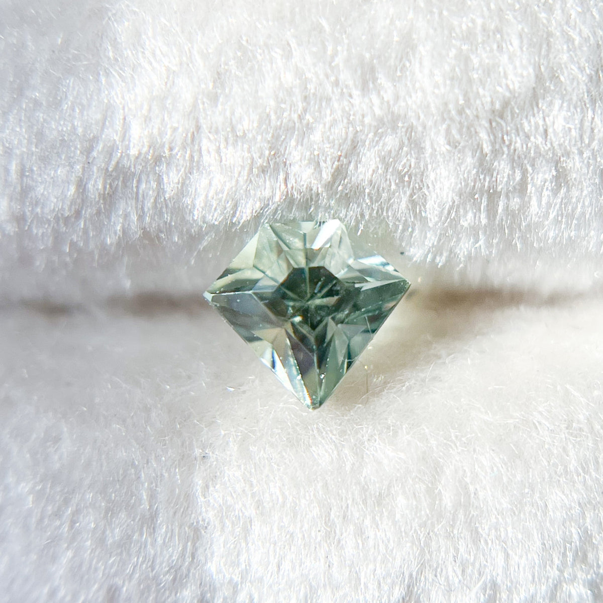 Kite Shaped Australian Sea Green Sapphire