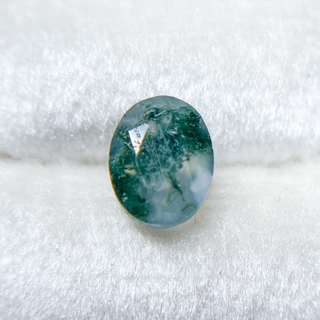 Oval Brilliant Cut Moss Agate - 1256