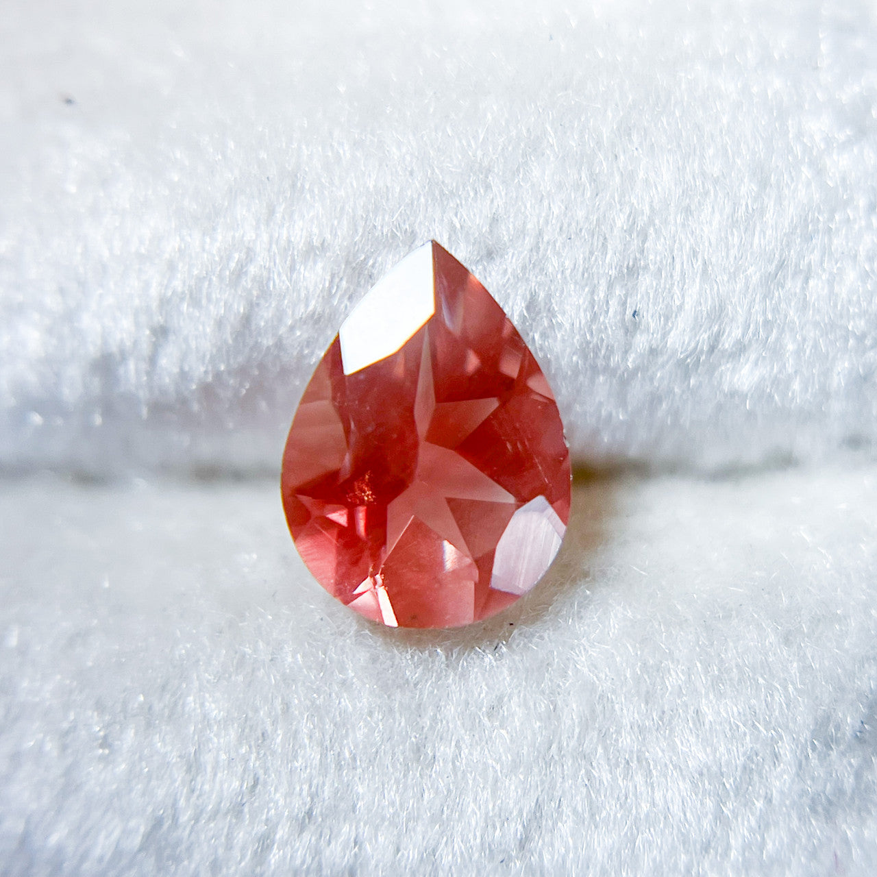 Dark Pink Pear Cut Oregon Sunstone