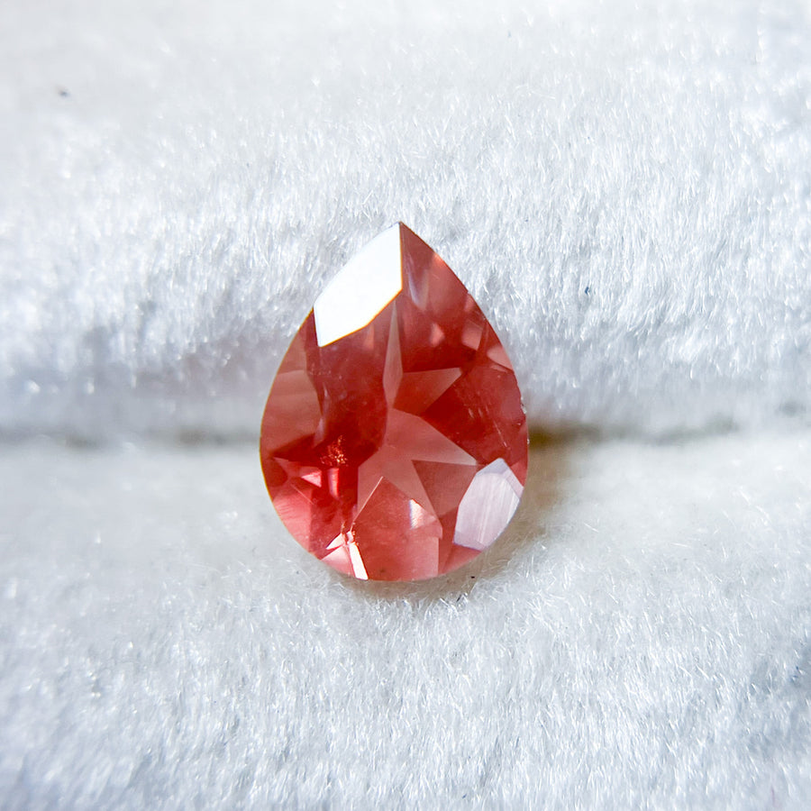 Dark Pink Pear Cut Oregon Sunstone
