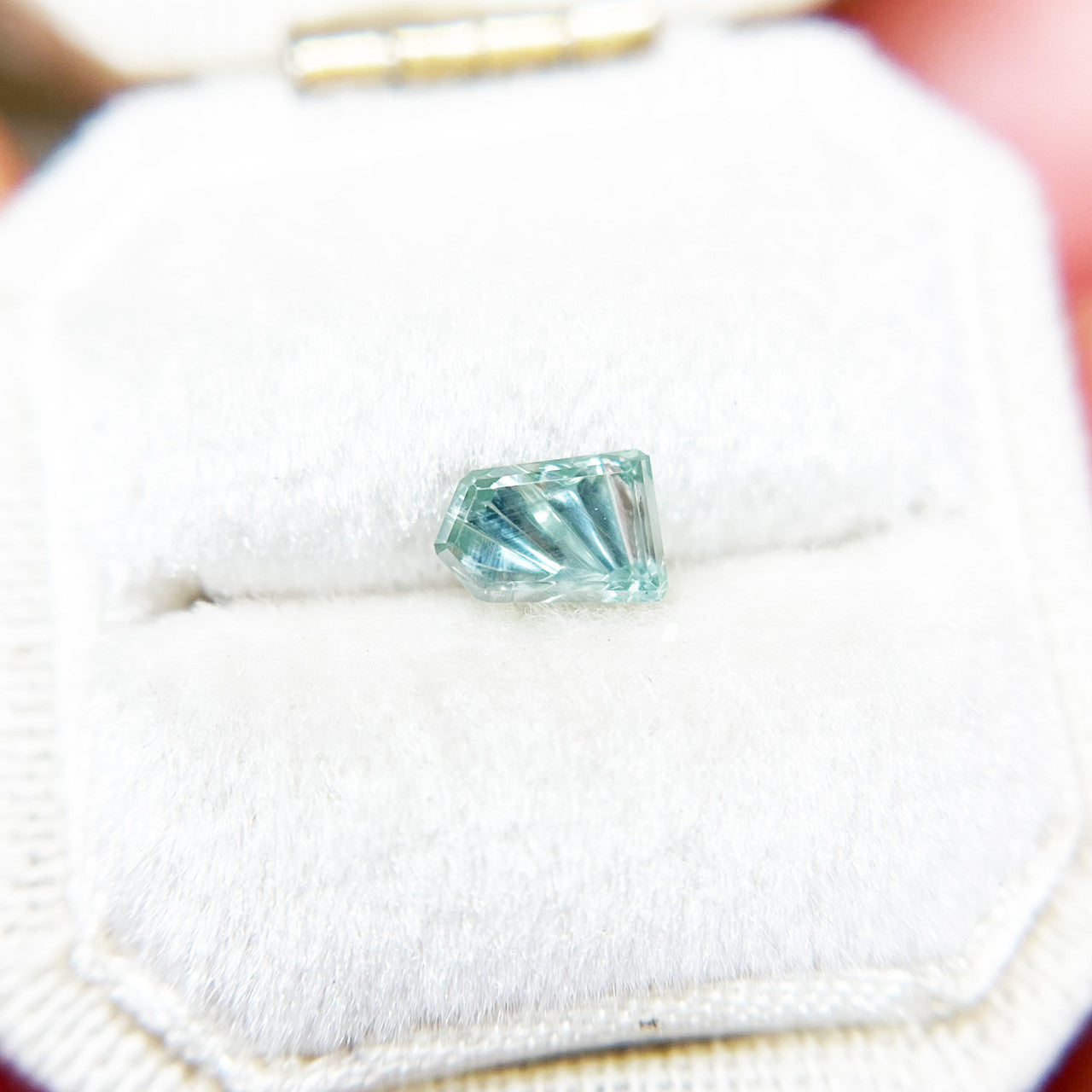 Blue Green Montana Sapphire Freeform Dreamscape™ Cut by John Dyer