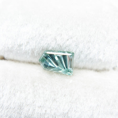 Blue Green Montana Sapphire Freeform Dreamscape™ Cut by John Dyer