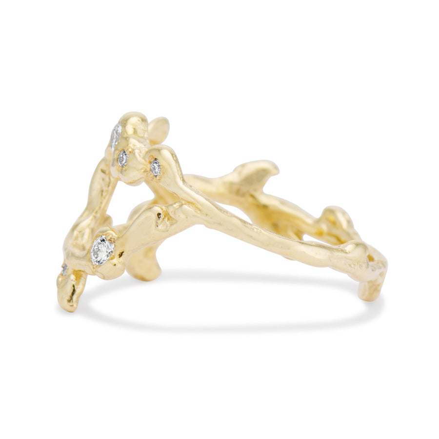Virgo Zodiac Constellation Ring