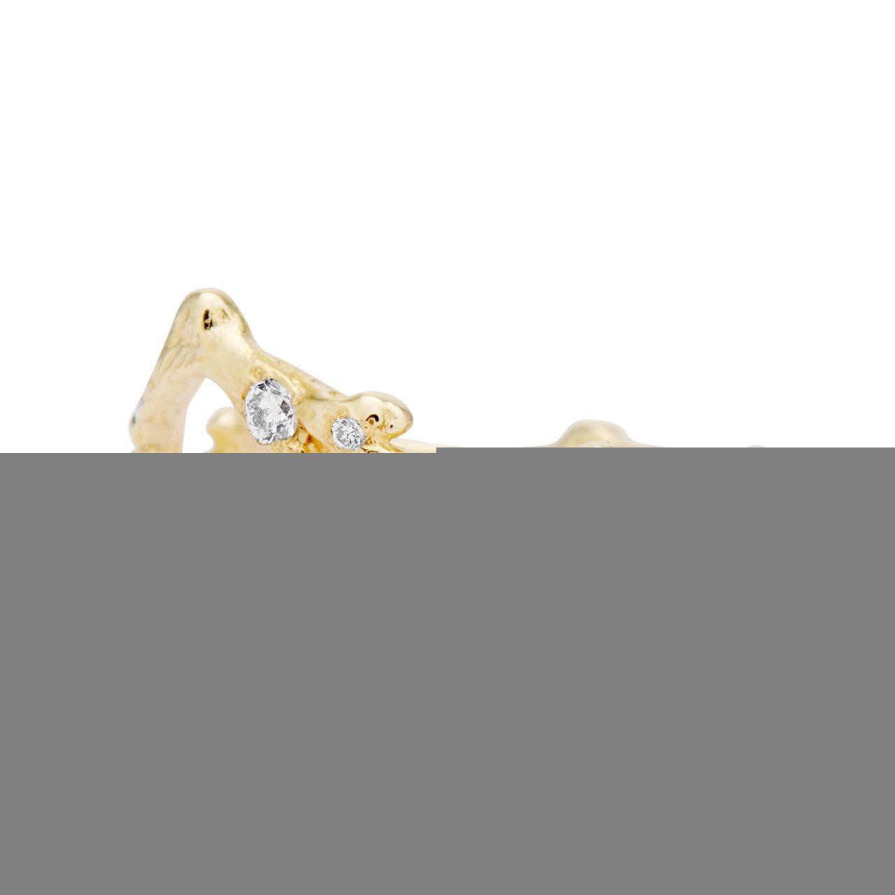 14K Yellow Gold Aries Zodiac Starlight Ring
