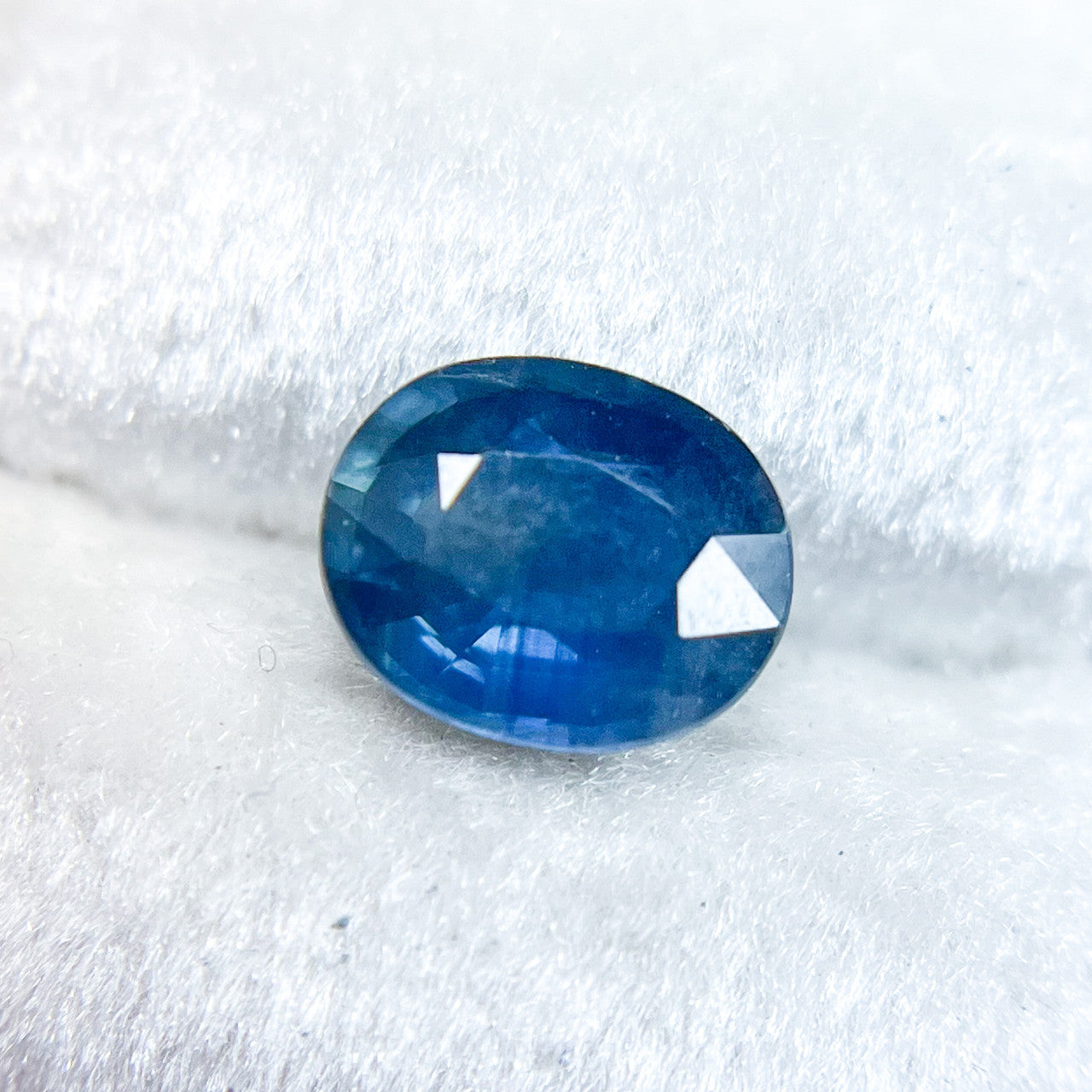 Glowing Blue Oval Cut Montana Sapphire