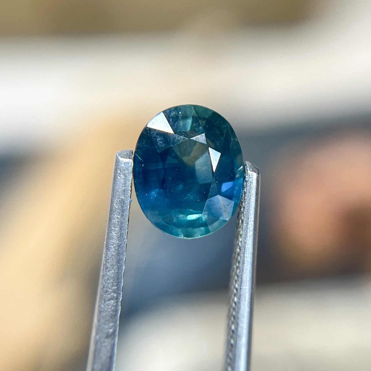 Glowing Blue Oval Cut Montana Sapphire