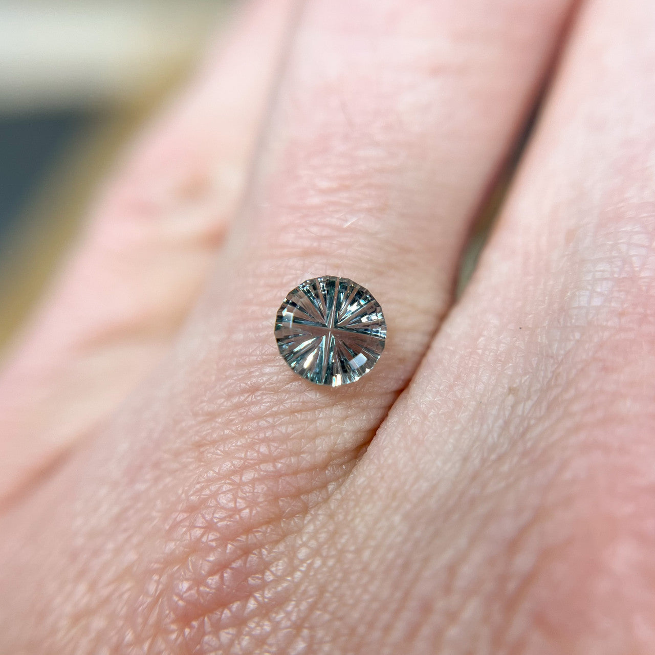 Sky Blue Montana Sapphire StarBrite™ Cut by John Dyer
