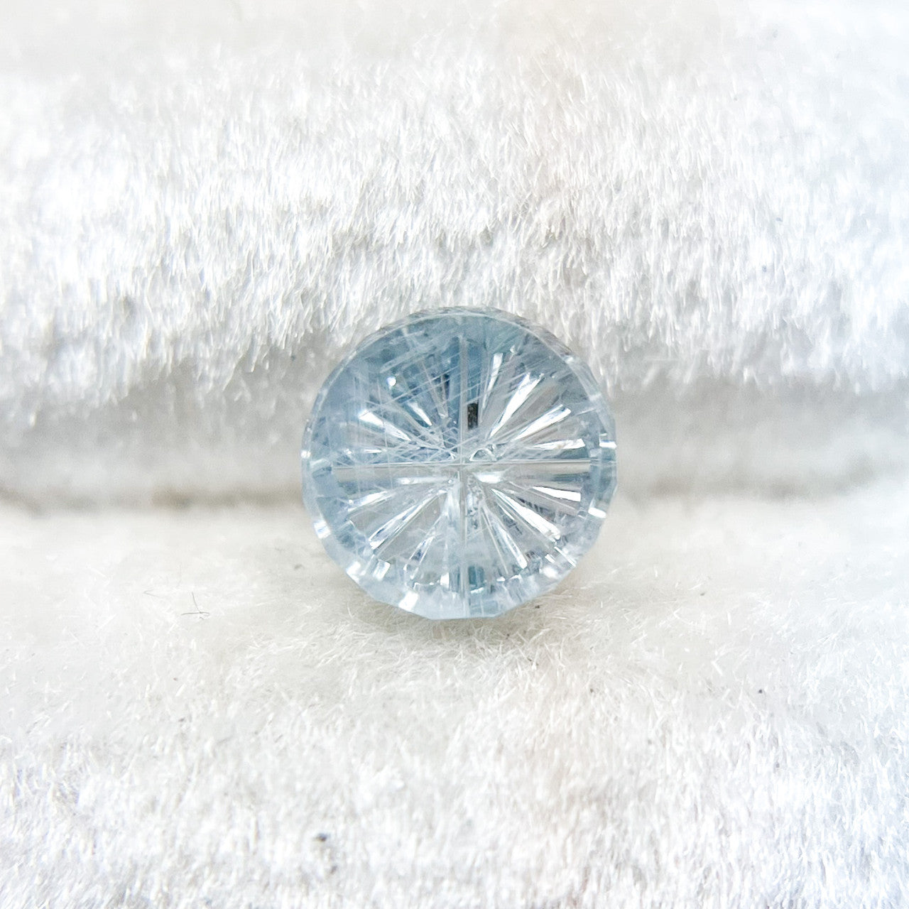 Pale Blue Sapphire StarBrite™ Cut by  John Dyer