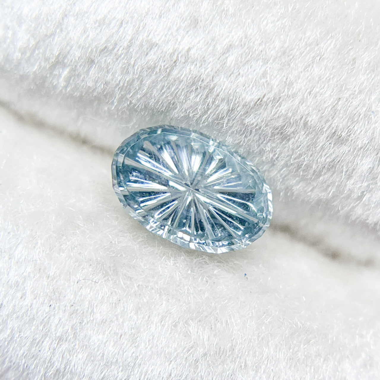 Blue Oval Montana Sapphire Starbrite™ Cut by  John Dyer