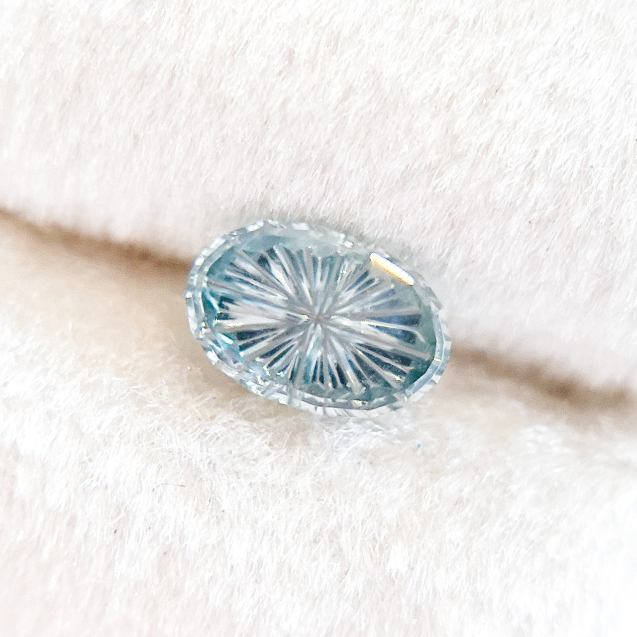 Blue Oval Montana Sapphire Starbrite™ Cut by  John Dyer