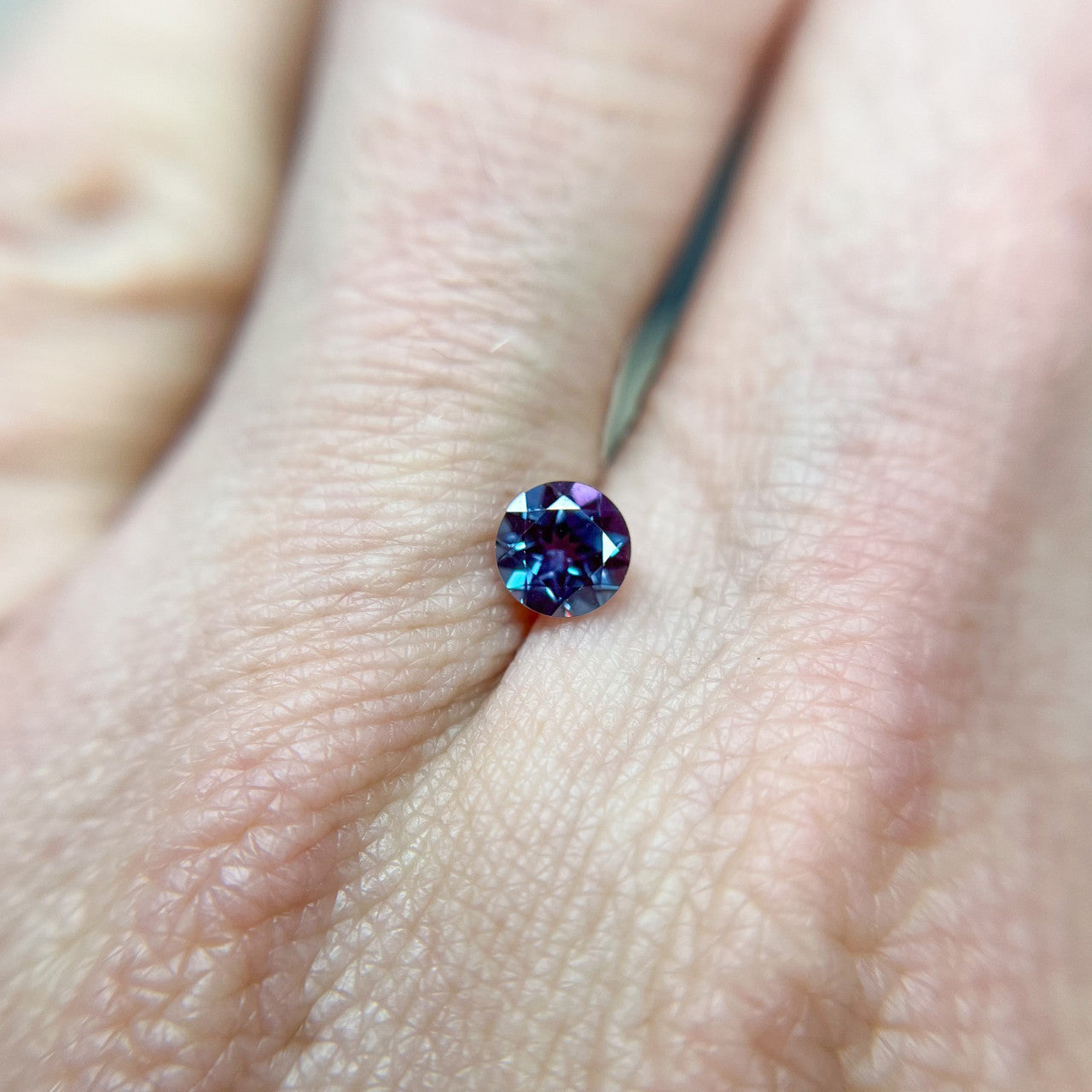 5mm Round Cut Lab Grown Alexandrite