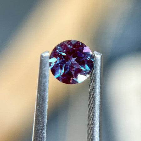 5mm Round Cut Lab Grown Alexandrite
