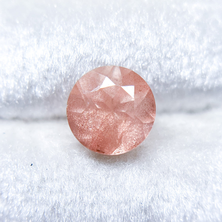 Light Pink Oregon Sunstone with Copper Shimmer