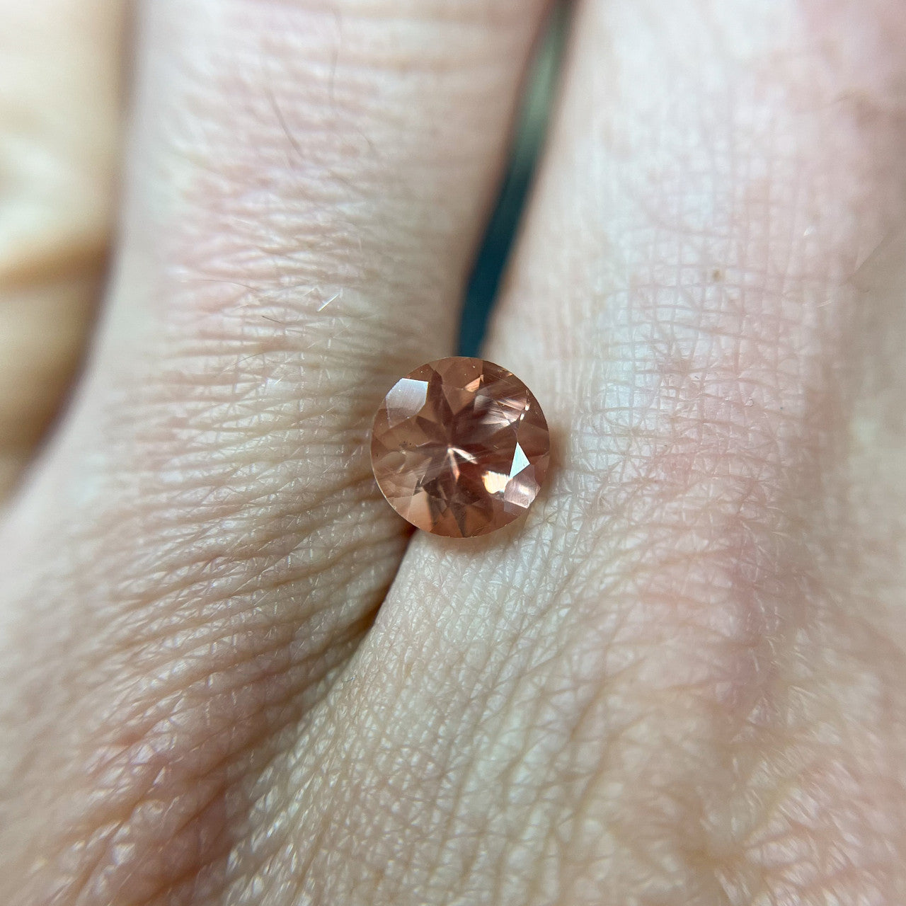Round Cut Medium Pink Oregon Sunstone